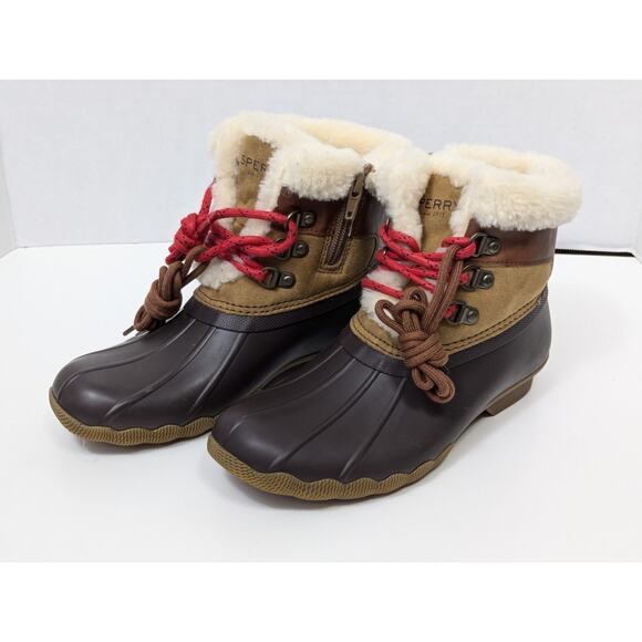 Sperry Alpine Saltwater Little Kid Size 3 Brown/Black NEW (no box) - Picture 2 of 7